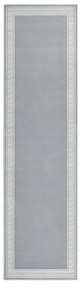 vidaXL Passadeira 100x400 cm polipropileno cinzento com padrão