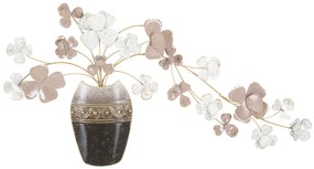 VASO PAINEL DE FERRO NOVO 87.5X6X46 CM