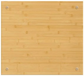 Cobertura para fogão 50x56x1,5 cm bambu