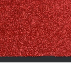 Tapete de porta 80x120 cm vermelho