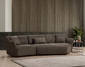 Sofá de Canto Mentis – Castanho – 288x108x79 cm