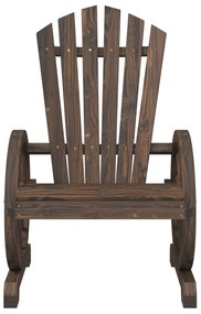 4 pcs conjunto lounge de jardim madeira de abeto maciça