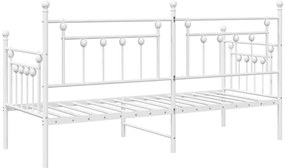 Estrutura de Cama Dia Branca 80x200 cm Aço