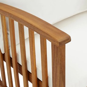 5 pcs conjunto lounge de jardim com almofadões acácia maciça