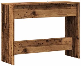 Mesa consola 100x35x76,5 cm derivados de madeira madeira velha