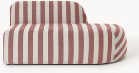 Módulo com chaise longue às riscas Wolke