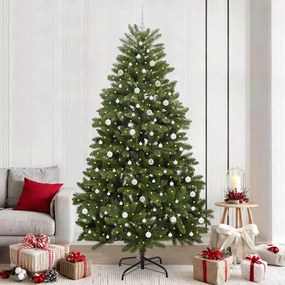 vidaXL Árvore de Natal Artificial Verde 240 cm PVC e Metal