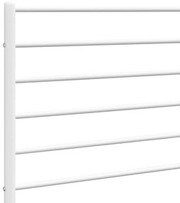 Cabeceira de cama 150 cm metal branco