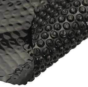 Cobertura retangular para piscina 600x400 cm PE preto
