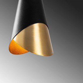 Candeeiro de Teto Pacman – Preto – 14 x 14 cm