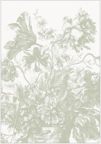 Papel de parede Engraved Flowes