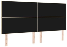 Cabeceira vidaXL Design Simples Verde Claro Cinza 200 cm Tecido de Cor