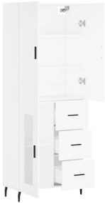 Armário alto 69,5x34x180 cm derivados de madeira branco