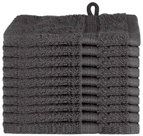 Panos de prato 10 pcs Antracite 15 x 21 cm Algodão