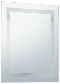 Espelho casa de banho LED c/ sensor tátil 60x80 cm