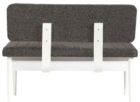 Banco Vina – Branco e Antracite – 110x85x40 cm
