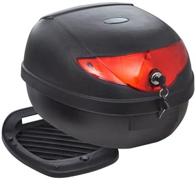 150362 vidaXL Caixa para motocicleta, para capacete, individual, 36 L