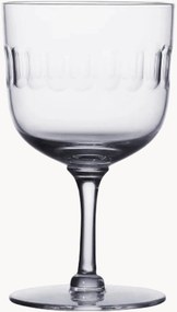 Copos de vinho em cristal artesanal Lens, conjunto de 4