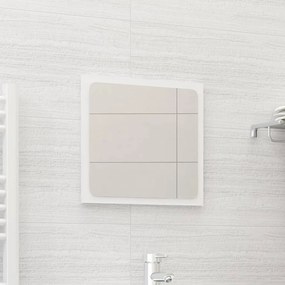 vidaXL Espelho de casa de banho 40x1,5x37 cm contraplacado branco