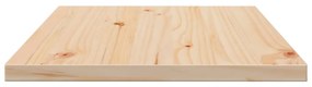 Tampos de mesa retangulares 2 pcs 90x45x2,5 cm pinho maciço