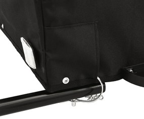 Reboque para bicicleta 45 kg ferro preto e vermelho