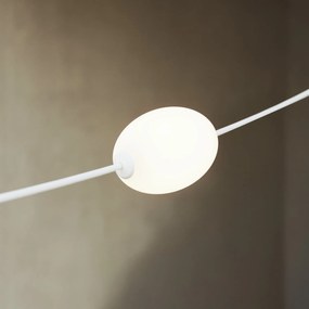 Cordão de luz para áreas externas estilo grade com 7 luzes IP67 - Marina GRID