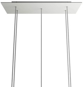 Kit de rosácea de teto retangular Rose-One XXL de 5 furos, 675 x 225 mm