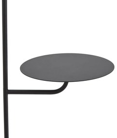 Candeeiro de pé moderno preto com mesa redonda - Ostrich Moderno