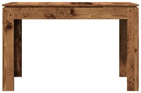 Mesa de jantar 120x60x76 cm derivados de madeira madeira velha