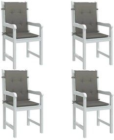 Almofadões lombares cadeiras 4pcs 100x50x4 cm mesclado tecido
