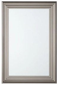 Espelho de parede prateado 61 x 91 cm CHATAIN Beliani
