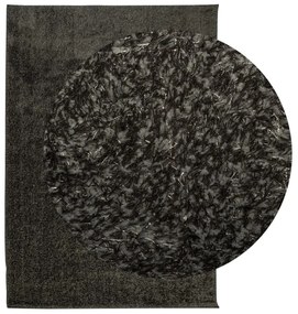 Tapete de pelo alto aspeto brilhante ISTAN 120x170cm antracite