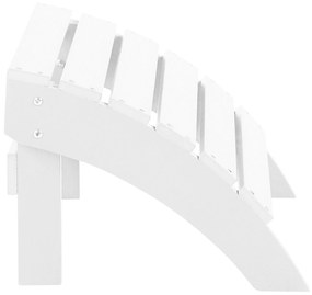 Repousa-pés branco ADIRONDACK Beliani