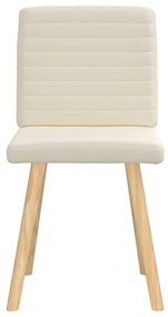 Cadeiras de jantar 2 pcs linho