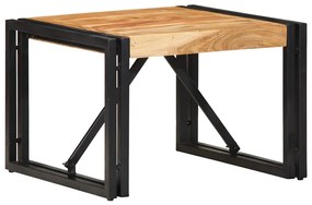 vidaXL Mesa de centro 50x50x35 cm madeira de acácia maciça