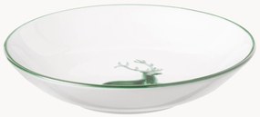 Prato de sopa artesanal Cup Green Deer