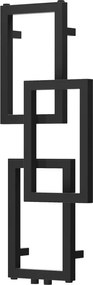 Mexen Grid radiador de casa de banho decorativo 870 x 360 mm, 209 W, preto - W215-0870-360-00-70