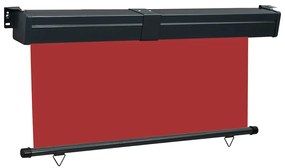 Toldo lateral para varanda 165x250 cm vermelho