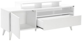 Móvel de TV "Cesar" – Branco – 150 x 53 x 40 cm – Design Moderno