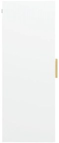 Armário de parede suspenso 69,5x34x90 cm branco