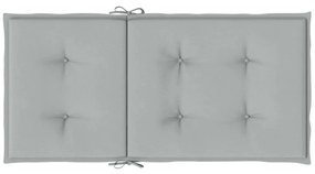 Almofadões lombares cadeiras 4pcs 100x50x4 cm mesclado tecido