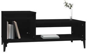 Mesa de centro 100x50x45 cm derivados de madeira preto