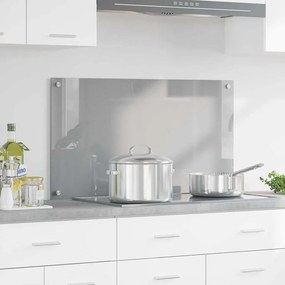 Luz de Revestimento de Cozinha Cinzento-Claro 90x50x0.6 cm Vidro Tempe