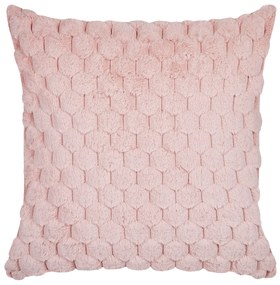 Conjunto de 2 almofadas decorativas rosa 43 x 43 cm PURSLANE Beliani