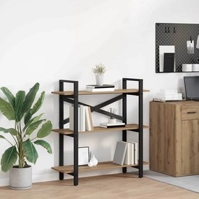 vidaXL Estante Carvalho Artesanal 100 x 33,5 x 102 cm