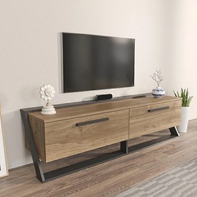 Móvel TV Astrid – Nogueira Preta – 163,8x46,8x36,6 cm
