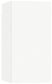 Móveis de TV 4 pcs 30,5x30x60 cm contraplacado branco