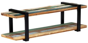 Móvel de TV 130x40x40 cm madeira recuperada maciça