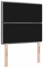 Cabeceira LED Com Design Moderno em Cinza Claro 100 cm