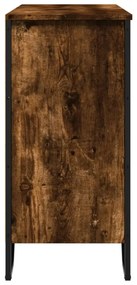 Aparador 91x35,5x74,5 cm derivados de madeira carvalho fumado